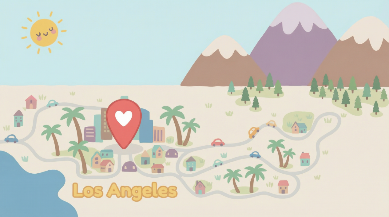 PuppyLandLA Location Map